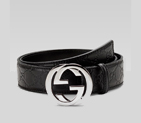 belt with interlocking G buckle