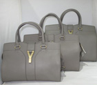 Yves Saint Laurent Cabas Chyc Medium Bag 279079M Grey