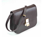 Celine Classic Box Large Flap Bag Deep Coffee