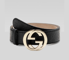 belt with interlocking G buckle