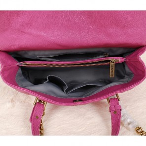 2013 Chanel Classic Caviar Leather Two Handle Bag A66056 Rose