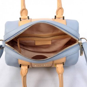 2013 Givenchy Lucrezia Calfskin leather bag 59267 apricot&blue