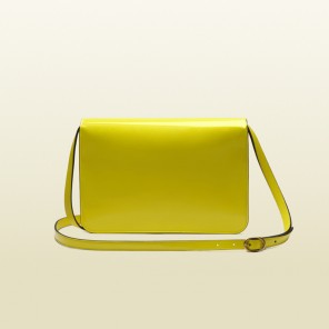 2013 Gucci bright bit patent leather shoulder bag