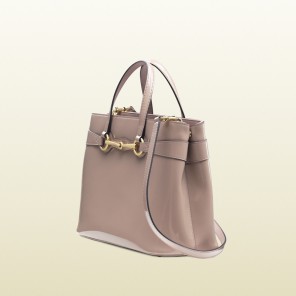 2013 Gucci bright bit patent leather top handle bag
