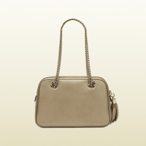 2013 Gucci soho metallic leather chain shoulder bag