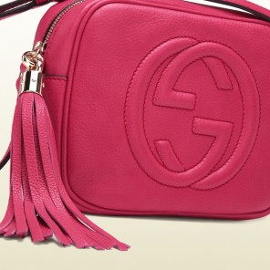 2013 Gucci soho shocking pink leather disco bag