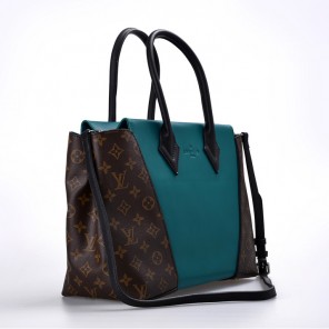 2013 Louis Vuitton Monogram Canvas Tote W bag PM M40941 Green