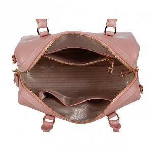 2013 PRADA Saffiano Leather Two Handle Bag 1844 in Light pink