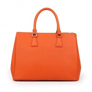 2013 Prada Classic Saffiano Tote Bag 1786 in Orange