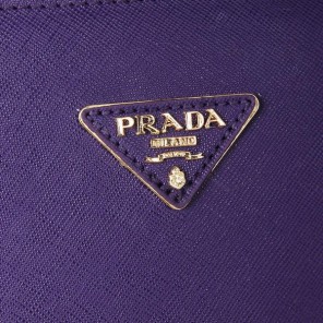 2013 Prada Classic Saffiano Tote Bag 1786 in Purple