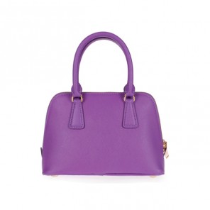 2013 Prada Saffiano Leather 25CM Two Handle Bag 0813 in Purple