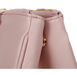 2013 Prada Saffiano Leather Tote Bag 1801 in Light pink