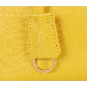 2013 Prada Saffiano Leather Tote Bag 1801 in Yellow
