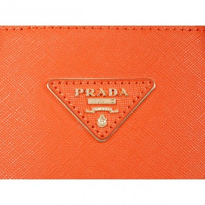 2013 Prada Saffiano Leather Tote Bag 2274 in Orange
