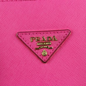 2013 Prada Saffiano Leather Tote Bag 2274 in Rose Red