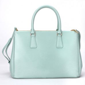 2013 Prada Saffiano Leather Tote Bag 2274 in light blue