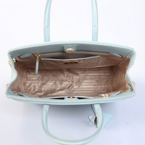 2013 Prada Saffiano Lux Tote Leather Handbag BR2404 in Lightlblue