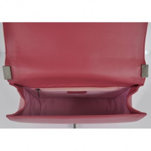 2014 Boy Chanel Flap Shoulder Bag A68087 Calfskin Rose