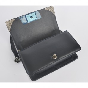 2014 Boy Chanel Flap Shoulder Bag in Calfskin Leather A67088 Dark Blue