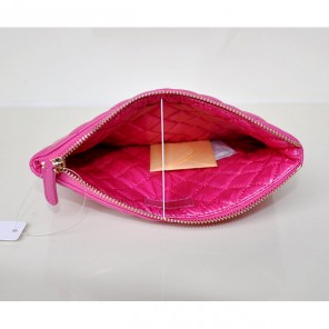 2014 Chanel Clutch Bag Rose Sheepskin Leather A67781 Gold