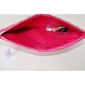 2014 Chanel Clutch Bag Sheepskin Leather A67780 Rose with Gold hardware