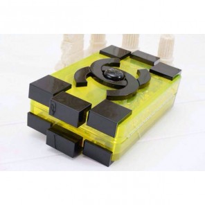 2014 Chanel Lego Clutch A37013 Yellow&Black