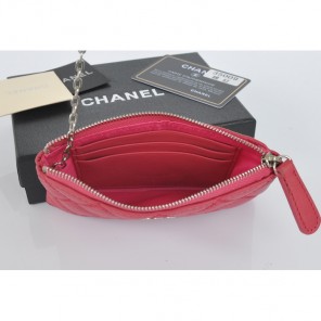 2014 Chanel Matelasse Zip Around Wallet Original Leather A35009 Peach