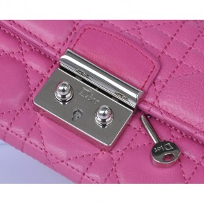 2014 Miss Dior Original leather wallet 3402 in Peach