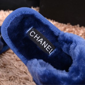 2014 New Arrivals Chanel Winter Plush slippers shoes
