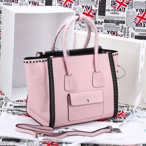 2014 Prada BN2619E Original Saffiano Leather Tote Bag in Pink