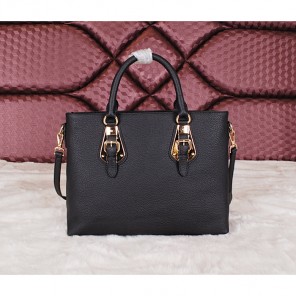 2014 Prada Calfskin Leather Tote Bag BN2645 Black