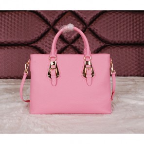 2014 Prada Calfskin Leather Tote Bag BN2645 Pink