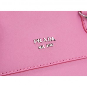 2014 Prada Calfskin Leather Tote Bag BN2789 Pink