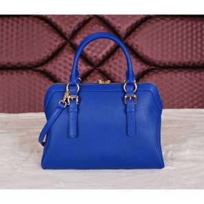 2014 Prada Grainy Leather Top Handle Bags BL1903 Blue