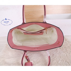 2014 Prada Original Leather Tote Bag BN2773 Pink