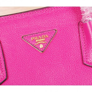 2014 Prada Original Leather Tote Bag BN2773 Rose