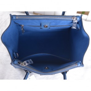 2014 Prada Original Leather Tote Bags BN2625 Royalblue
