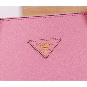 2014 Prada Saffiano Cuir Leather Tote BN2760 in Pink