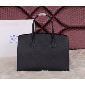 2014 Prada Saffiano Cuir Leather Tote Bag BN2788 Black