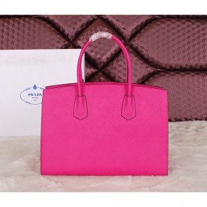 2014 Prada Saffiano Cuir Leather Tote Bag BN2788 Rose