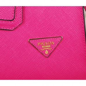 2014 Prada Saffiano Cuir Leather Tote Bag BN2788 Rose