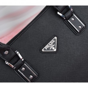 2014 Prada shoulder bag 11058 in Black