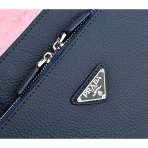 2014 Prada shoulder tote bag P0023 in Dark Blue