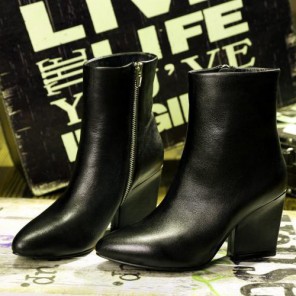 2015 Alexander women Crude heel boots