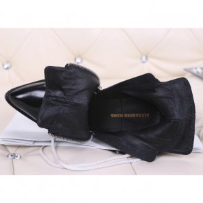 2015 Alexander women Stone stripes Tip boots