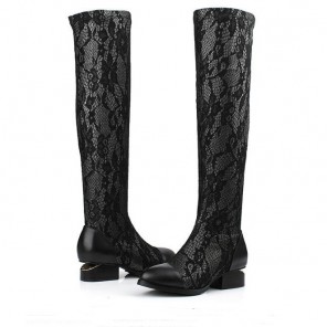 2015 Alexander women Stretch lace Boots