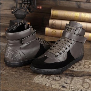2015 Burberry men Nubuck high-top casual Boots