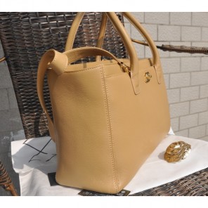 2015 Chanel Original Leather Tote Bag A66439 Apricot