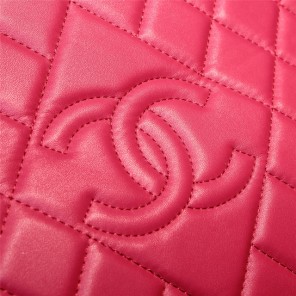 2015 Chanel Shoulder Bag Sheepskin Leather A68028 Rose