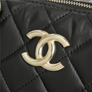 2015 Chanel Shoulder Bag Sheepskin Leather A8019 Black